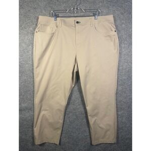 Public Rec mens Tan 5-Pocket Straight Leg Casual Pants 44x28 Khaki Chino Style